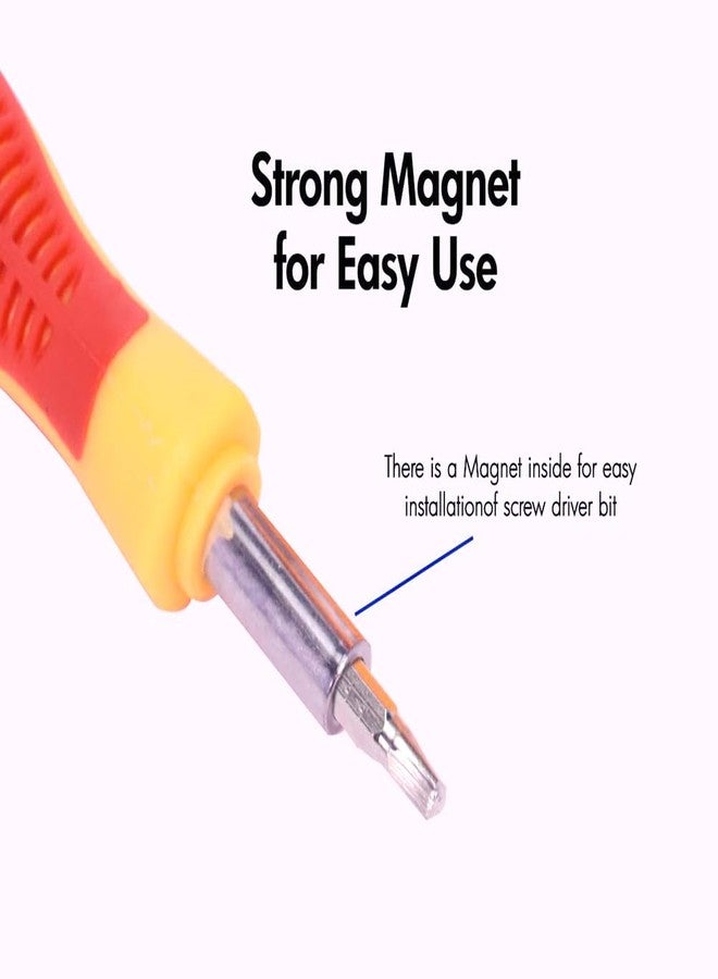 Cubent 31 in 1 Precision Screwdriver Set with Magnetic Handle | Multi-Bit Tool Kit for Home, Electronics & DIY Repairs | Compact Portable Case | Ideal for Mobile, Laptop, Furniture & Appliance Fixing - Image 3